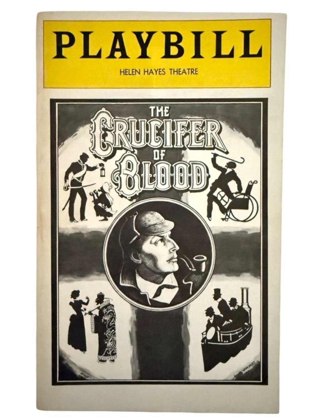 1979 Crucifer of Blood Playbill Helen Hayes Glenn Close Sherlock Holmes